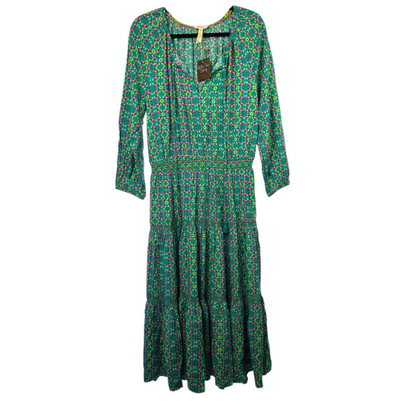 Matilda Jane Women's Brilliant Daydream Age of Aquarius Peasant Dress Large NWT - Picture 2 of 7